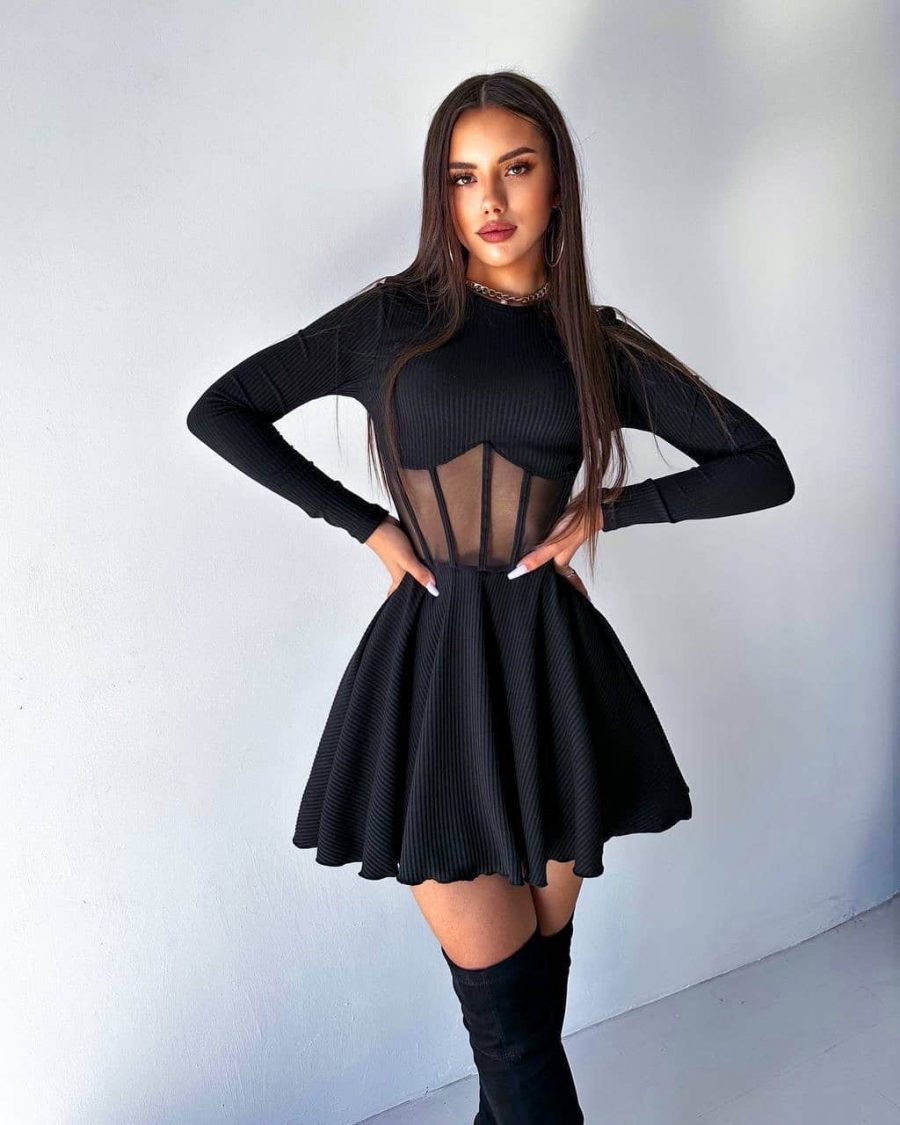 Сукня Coren з корсетом